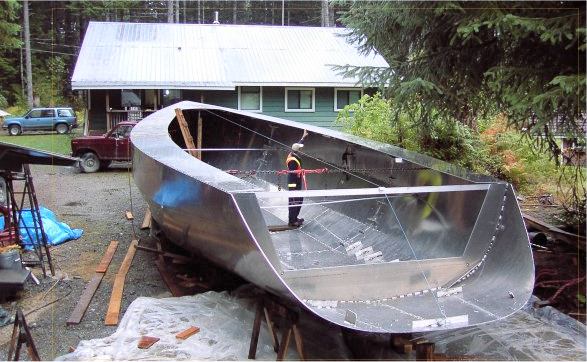 Origami Metal Boat